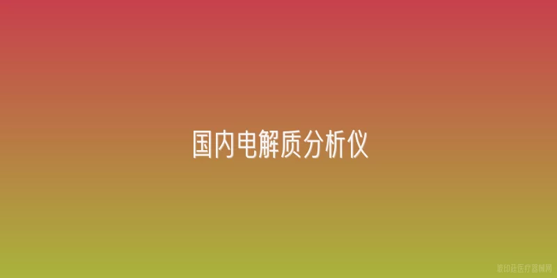 国内电解质分析仪
