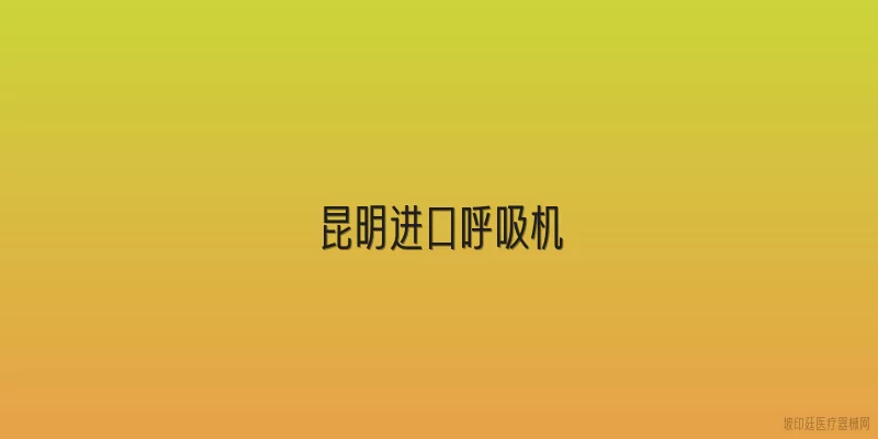 昆明进口呼吸机