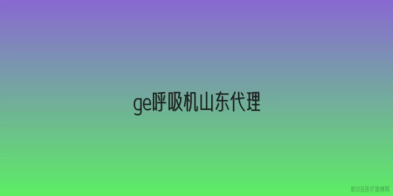 ge呼吸机山东代理