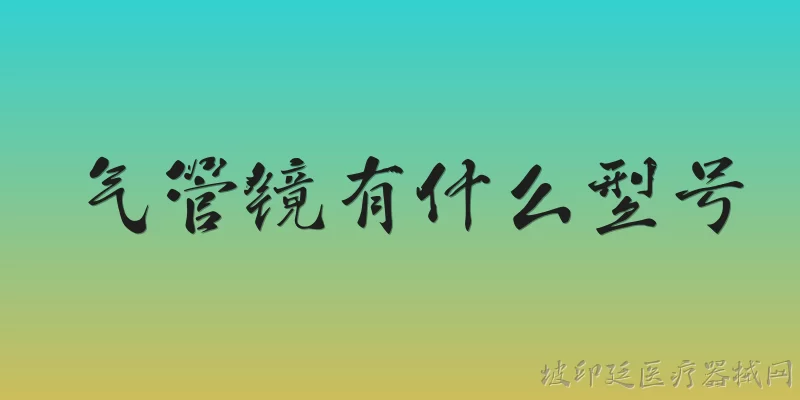 气管镜有什么型号:2026年临床上常用的气管镜主要有哪些型号？