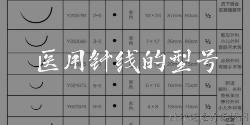 医用针线的型号:医用缝合针的型号是如何分类的? - 2026最新型号问答知识盘点大全