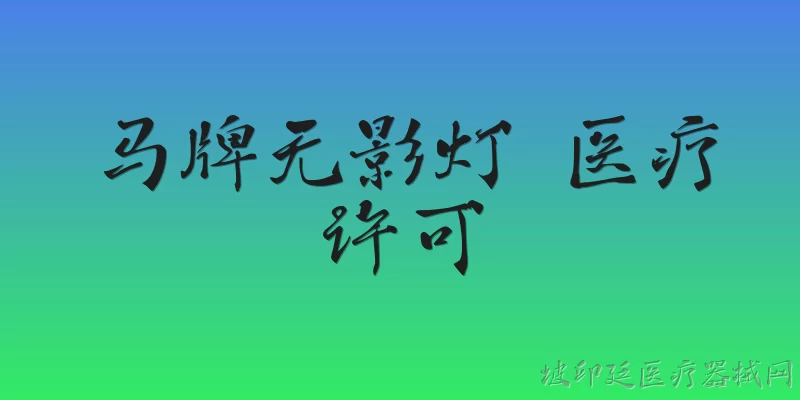 马牌无影灯 医疗许可:马牌无影灯需要取得哪些医疗许可才能上市销售？ - 2026最新医疗问答知识盘点大全