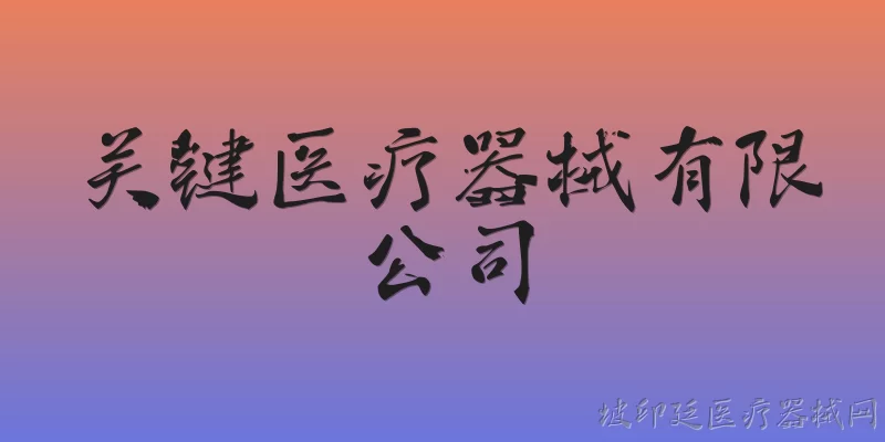 关键医疗器械有限公司:关键医疗器械有限公司在2026年有哪些核心业务板块？ - 2026最新有限公司问答知识盘点大全